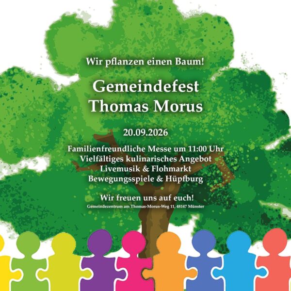 Gemeindefest & Flohmarkt in Thomas Morus: am 20. September!