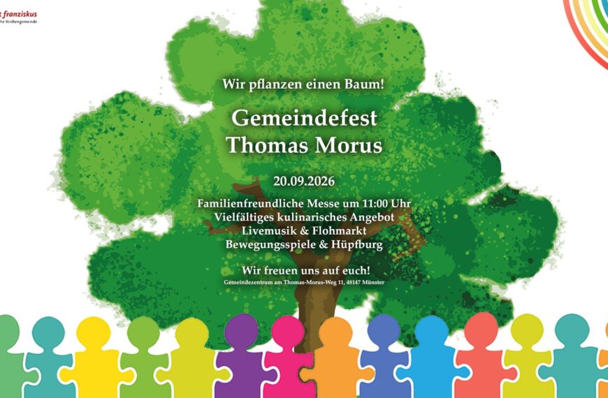 Gemeindefest & Flohmarkt in Thomas Morus: am 20. September!