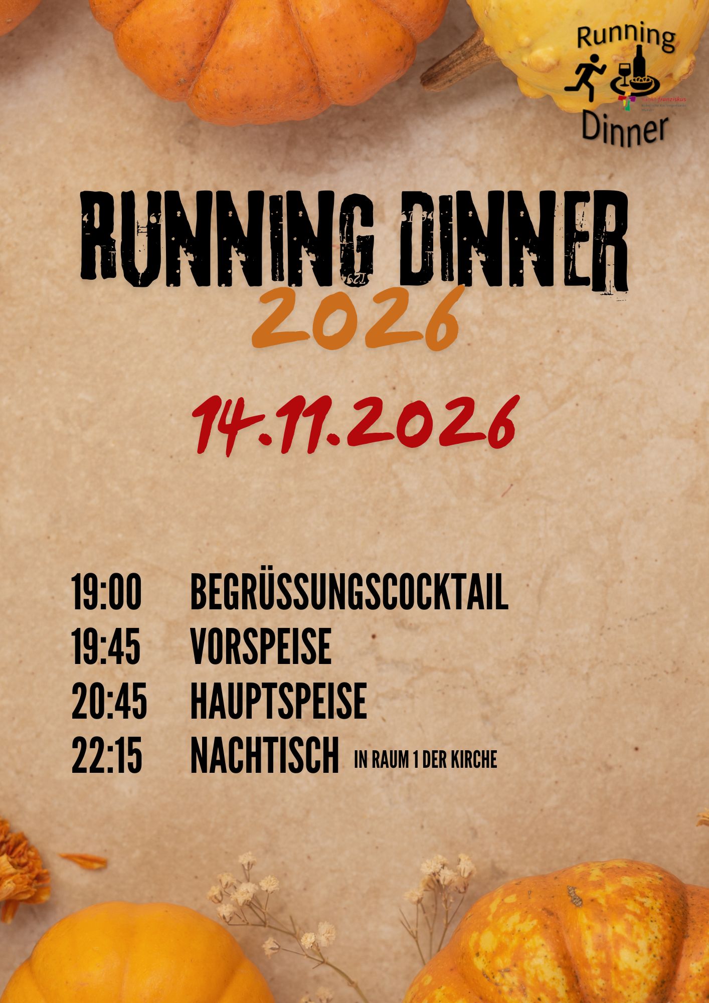 Running Dinner Website